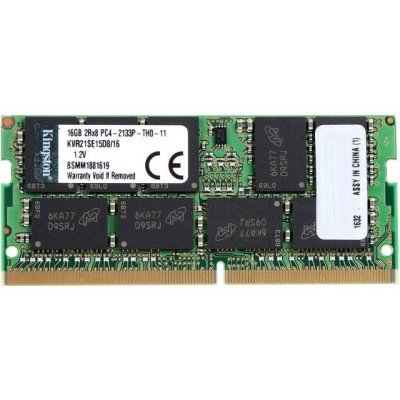 Модуль оперативной памяти ноутбука Kingston KVR21SE15D8/16 16Gb DDR4 (KVR21SE15D8/16) Модуль оперативной памяти ноутбука Kingston KVR21SE15D8/16 16Gb DDR4 (KVR21SE15D8/16)Модули оперативной памяти ноутбука Kingston<br>Kingston 16GB 2133MHz DDR4 ECC CL15 SODIMM 2Rx8<br>