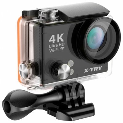 Экшн камера X-TRY XTC150 черный (XTC150) карты памяти