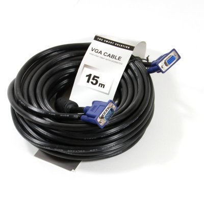 Кабель VGA TV-COM QCG342AD-15M (QCG342AD-15M) кабель com для рации аргут
