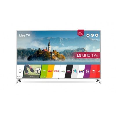ЖК телевизор LG 43 43UJ651V серебристый (43UJ651V) телевизор samsung ue55mu6500u led 55 silver 16 9 3840x2160 usb rj 45 hdmi av dvb t2 c s2