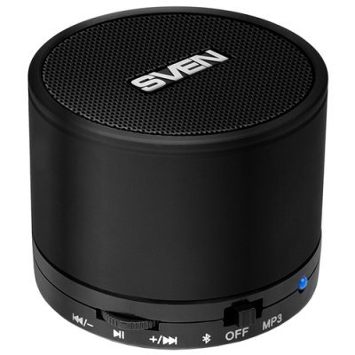 Портативная акустика SVEN PS-45BL черный (SV-014605) компьютерная акустика sven ps 50 1 0 черный 3w sv 0110ps50bk