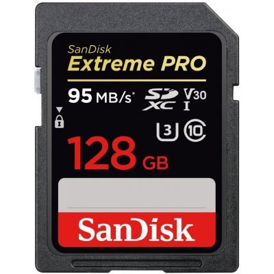 Карта памяти Sandisk 128GB SDXC Class 10 UHS-I Extreme Pro (SDSDXXG-128G-GN4IN) (SDSDXXG-128G-GN4IN) qumo sdxc class 10 128gb uhs 1