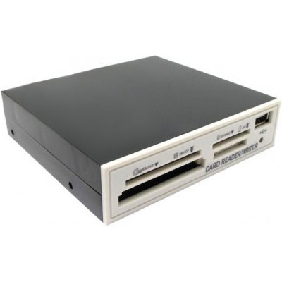 Картридер 3.5 INT USB2.0 CF/MD/SM/MMC/SD/MS/MS Pro Card Reader белый Карт - ридер (INT USB2.0 белый) Картридер 3.5 INT USB2.0 CF/MD/SM/MMC/SD/MS/MS Pro Card Reader белый Карт - ридер (INT USB2.0 белый)Картридеры Transcend<br><br>
