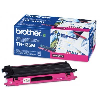 Картридж (TN135M) Brother TN-135M (TN135M)Тонер-картриджи для лазерных аппаратов Brother<br>Тонер (до 4000 копий) для HL-4040CN, HL-4050CDN, DCP-9040СN, MFC-9440СN,  Magenta.<br>