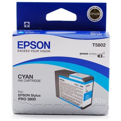 Картридж (C13T580200) EPSON для Stylus Pro 3800 (80 мл) голубой (C13T580200) Картридж (C13T580200) EPSON для Stylus Pro 3800 (80 мл) голубой (C13T580200)Картриджи для струйных аппаратов Epson<br>для Stylus Pro 3800<br>