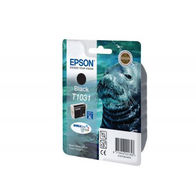 Картридж (C13T10314A10) EPSON T1031 для Stylus TX550W/ Office T30/T40W/TX600FW черный (C13T10314A10) Картридж (C13T10314A10) EPSON T1031 для Stylus TX550W/ Office T30/T40W/TX600FW черный (C13T10314A10)Картриджи для струйных аппаратов Epson<br>Картридж экстраповышенной емкости с черными чернилами ( Емкость 25.9 мл )<br>для Stylus TX550W/ Office T30/T40W/TX600FW<br>