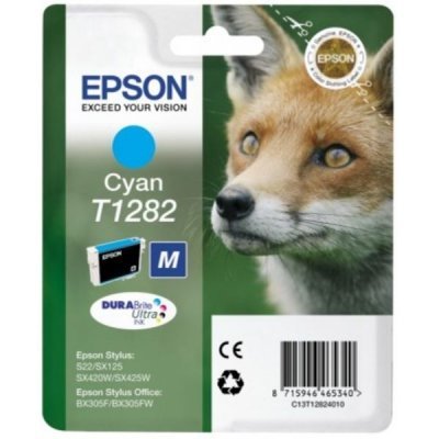 Картридж (C13T12824010) Epson синий (C13T12824010) Картридж (C13T12824010) Epson синий (C13T12824010)Картриджи для струйных аппаратов Epson<br>для Stylus S22/SX125/SX420W/SX425W/BX305F<br>