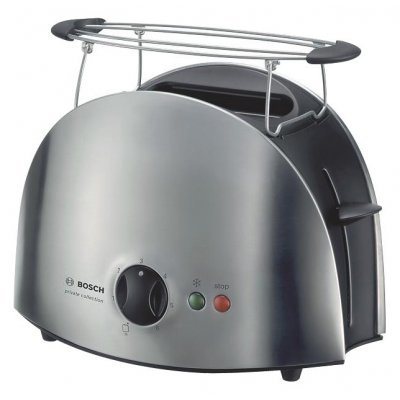 Тостер Bosch TAT6901 (TAT6901) Тостер Bosch TAT6901 (TAT6901)Тостеры Bosch<br>на 2 тоста, мощность 900 Вт, механическое управление, функция размораживания, ненагревающийся корпус, решетка для булочек, металлический прочный корпус<br>