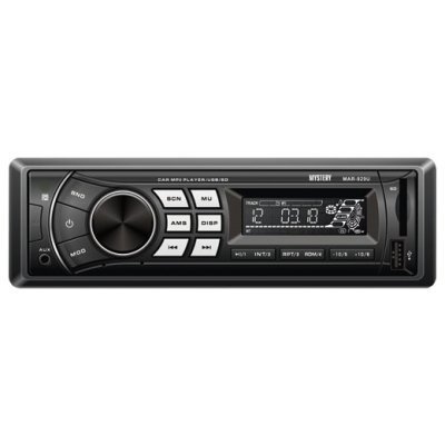 Автомагнитола Mystery MAR-929U (MAR-929U) Автомагнитола Mystery MAR-929U (MAR-929U)Автомагнитолы Mystery<br>автомагнитола 1 DIN<br>воспроизведение MP3<br>макс. мощность 4 x 50 Вт<br>воспроизведение с USB-накопителя<br>аудиовход на передней панели<br>радиоприемник <br>поддержка карт памяти SD<br>