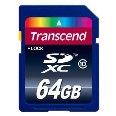 Карта памяти Transcend 64Gb SDXC Class 10 TS64GSDXC10 (TS64GSDXC10) Карта памяти Transcend 64Gb SDXC Class 10 TS64GSDXC10 (TS64GSDXC10)Карты памяти Transcend<br>Флеш карта SDXC 64Gb class10 Transcend (TS64GSDXC10) W<br>
