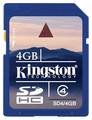 ����� ������ 4Gb Kingston SecureDigital Card