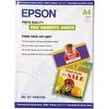 ������ (C13S041106) EPSON Photo Quality Self-adhesive sheet , A4, 10 �