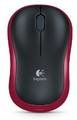 ������������ ���� Logitech M185 dark red wireless USB (910-002240)