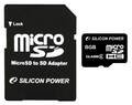 ����� ������ 8GB Silicon Power microSDHC Class 4 (SD �������)