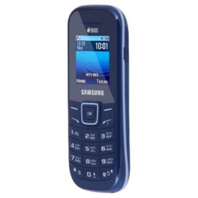 Фото Мобильный телефон Samsung GT-E1202I синий - #1