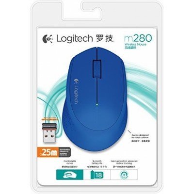 Фото Мышь Logitech Mouse M280 синий 910-004290 - #3