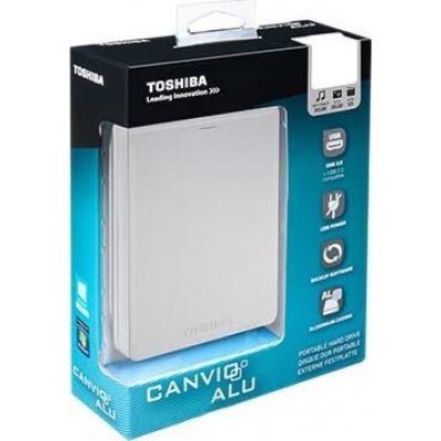     Toshiba 500Gb Canvio Alu 2.5" USB 3.0 Silver (HDTH305ES3AA) - #2