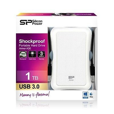     Silicon Power 1Tb USB 2.0 SP010TBPHDA30S3W - #1