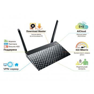 Фото Wi-Fi роутер ASUS RT-AC51U - #1