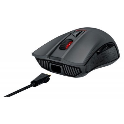 Фото Мышь ASUS ROG Gladius Black USB - #8