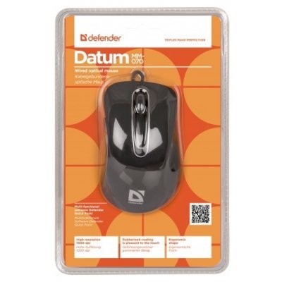   Defender Datum MM-070 Black USB - #4