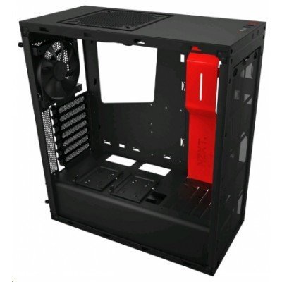 Фото Корпус системного блока NZXT S340 Black/red - #2