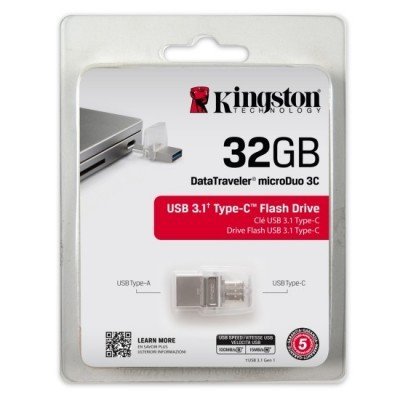  USB  Kingston DTDUO3C/32GB (<span style="color:#f4a944"></span>) - #3