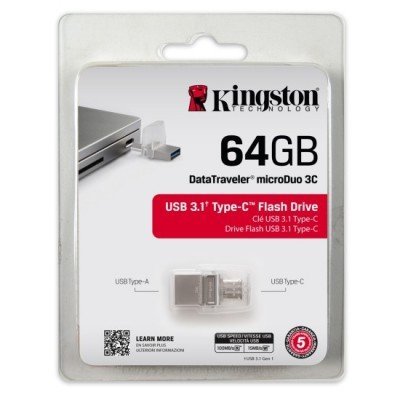  USB  Kingston DTDUO3C/64GB - #2