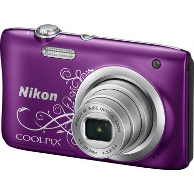 Фото Цифровая фотокамера Nikon Coolpix A100 фиолетовый Lineart - #1