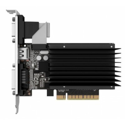    Palit GeForce GT 710 954Mhz PCI-E 2.0 2048Mb 1600Mhz 64 bit DVI HDMI HDCP Silent - #1