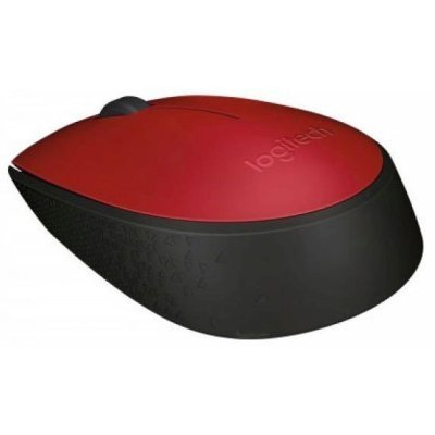   Logitech M171 Wireless Mouse Red-Black USB - #2