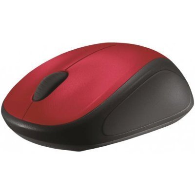   Logitech Wireless Mouse M235 Red-Black USB - #1