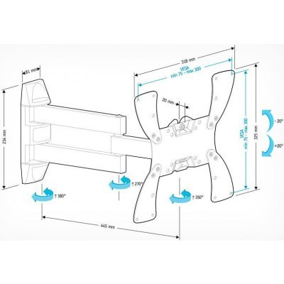        Holder LCDS-5066 19"-40"  - #1