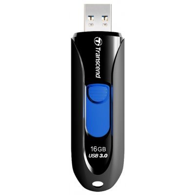 Фото USB накопитель Transcend 16GB JetFlash 790 3.0 синий/черный - #1