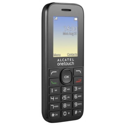 Фото Мобильный телефон Alcatel One Touch 1016D черный - #1