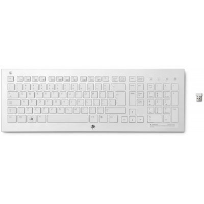   HP Wireless K5510 Keyboard H4J89AA White USB - #1