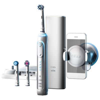 Фото Зубная щетка электрическая Braun Oral-B Genius 8000 белый - #2