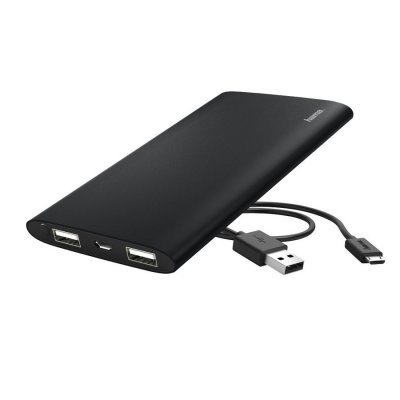 Фото Внешний аккумулятор для портативных устройств Hama Premium Alu 8000mAh черный - #2