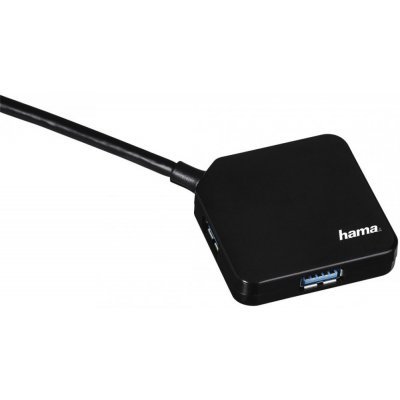 Фото USB концентратор Hama Square 12190 черный - #1