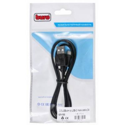 Фото Кабель USB Buro USB A (m)/USB Type-C (m) 1м (BHP USB-C 1M) - #2