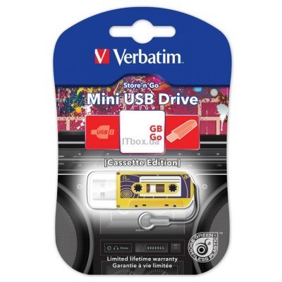  USB  Verbatim 16Gb Mini Cassette Edition / - #1