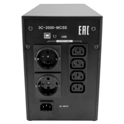 Фото Источник бесперебойного питания 3Cott 3C-2000-MCSE, ProPower Series, 2000 ВА / 1200 Вт - #1