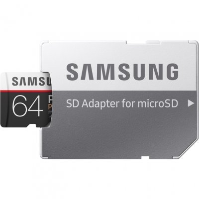 Фото Карта памяти Samsung MicroSDXC 64GB PRO Plus (MB-MD64GA/RU) - #1