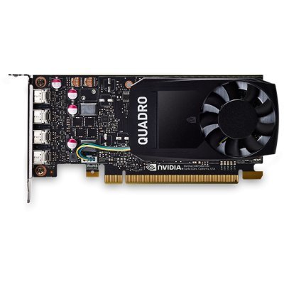 Фото Видеокарта ПК HP Graphics Card NVIDIA Quadro P1000, 4GB, (1ME01AA) - #1