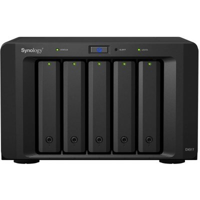 Фото Модуль расширения Synology Expansion Unit DX517 (for DS1517+,1817+,DS718+,NVR1218 /upto 5hot plug HDDs SATA(3,5&#039; or 2,5&#039;)/1xPS incl eSATA Cbl) - #2