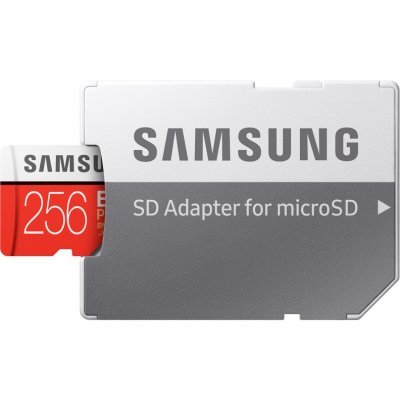    Samsung 256GB MB-MC256GA/RU MicroSDXC EVO Plus v2 UHS-I U3 + SD Adapter (R100/W90Mb/s) - #1