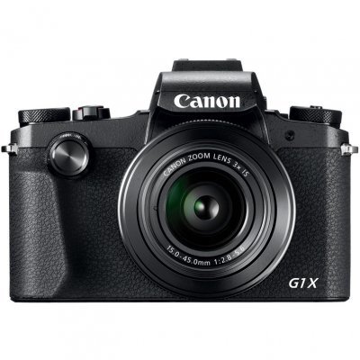 Фото Цифровая фотокамера Canon PowerShot G1 X Mark III черный - #1