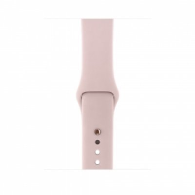 Фото Умные часы Apple Watch Series 3 38mm алюминиевый корпус золотого цвета, розовый ремешок - #2