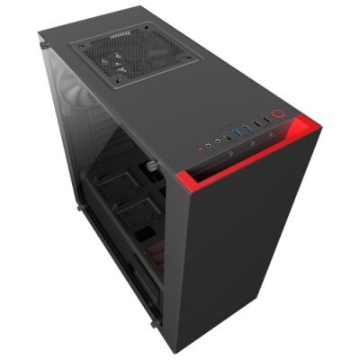 Фото Корпус системного блока NZXT S340 ELITE Black/red без БП - #1