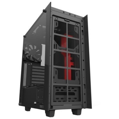 Фото Корпус системного блока NZXT S340 ELITE Black/red без БП - #2